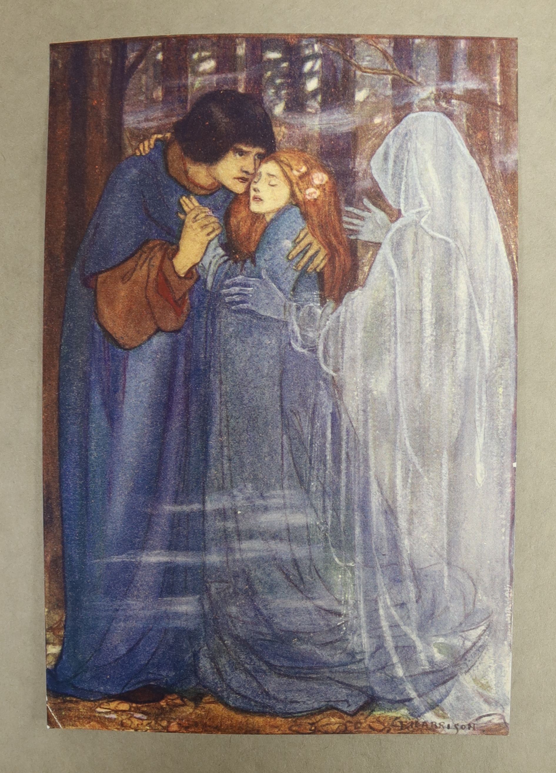 Harrison (Florence, illustrator) - Christina Rossetti Poems, Blackie, pictorial gilt and cream binding